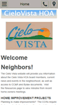 Mobile Screenshot of cielovista.net